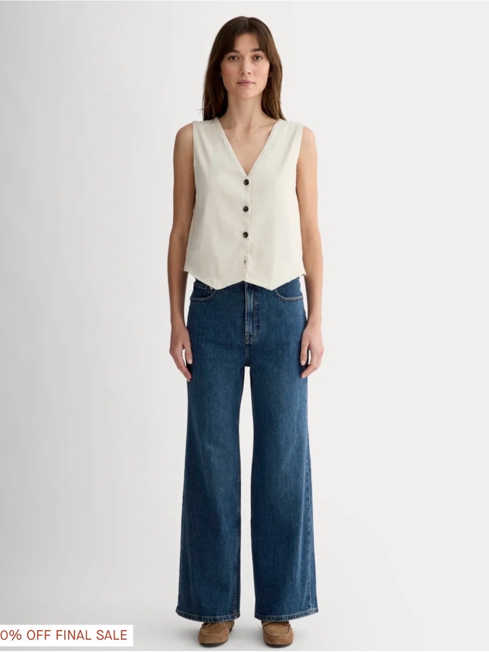 Everlane Way High Sailor Jeans
